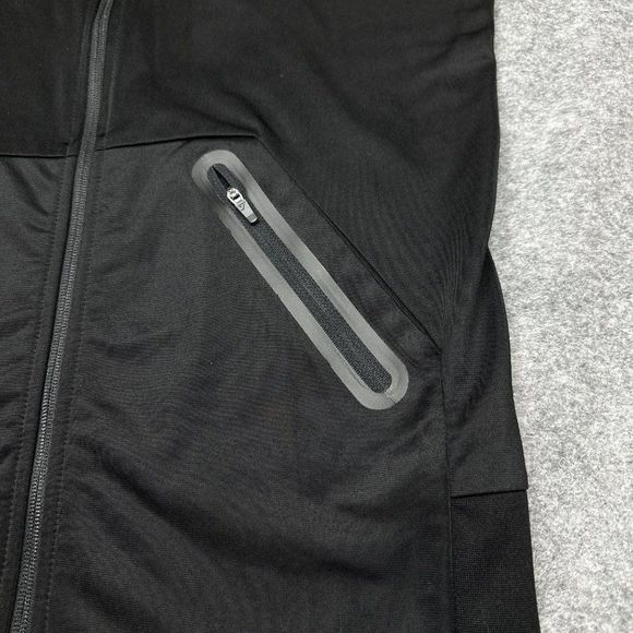 Gymshark Jacket Mens Large Black Full Zip Zipped Pockets Workout - Picture 5 of 15